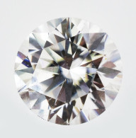 Moissanite, D: 6,35 Mm, 0,92 Cts, Szín: D - Sonstige & Ohne Zuordnung