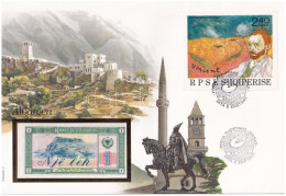 Albánia 1976. 1L Felbélyegzett Borítékban, Bélyegzéssel T:I Albania 1976. 1 Lek In Envelope With Stamp And Cancellation  - Non Classés