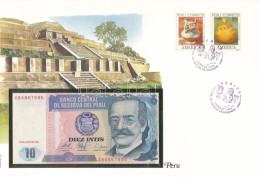 Peru 1987. 10I Felbélyegzett Borítékban, Bélyegzéssel T:UNC Peru 1987. 10 Intis In Envelope With Stamp And Cancellation  - Ohne Zuordnung