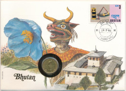 Bhután 1974. 20ch Cu-Al-Ni "Étel Mindenkinek" Forgalmi Emlékérme Felbélyegzett Borítékban, Bélyegzéssel, Német Nyelvű Tá - Unclassified