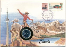 Kanada 1987. 25c Felbélyegzett Borítékban, Bélyegzéssel T:UNC Canada 1987. 25 Cents In Envelope With Stamp And Cancellat - Unclassified