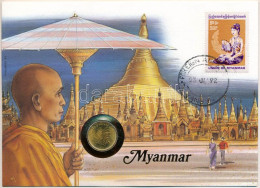 Mianmar 1983. 10p Sárgaréz "FAO" Felbélyegzett Borítékban, Bélyegzéssel, Német Nyelvű Tájékoztatóval T:UNC  Myanmar 1983 - Ohne Zuordnung