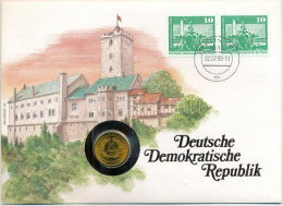 NDK 1989A 20pf, Felbélyegzett Borítékban, Bélyegzéssel, Német Nyelvű Leírással T:UNC  GDR 1989A 20 Pfennig In Envelope W - Ohne Zuordnung