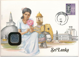 Srí Lanka 1978. 5c Felbélyegzett Borítékban, Bélyegzéssel, Német Nyelvű Leírással T:UNC  Sri Lanka 1978. 5 Cents In Enve - Unclassified