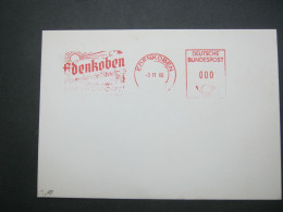 1966, Edenkoben  Klarer Firmen Freistempel Auf Karte - Briefe U. Dokumente