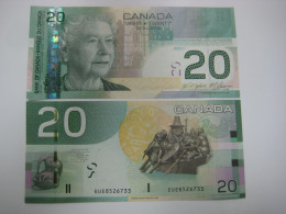 2004 2008 Canadian  $20 Dollar Banknote Twenty CAD Bank Of Canada UNC Number Random - Canada