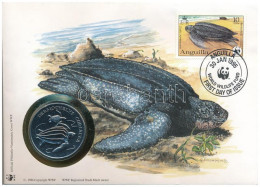 Anguilla DN (1991) "A Világ Vadvédelmi Alap (WWF) 30. évfordulója - Dermochelys Coriacea (Kérgesteknős)" Kétoldalas Fém  - Ohne Zuordnung