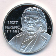 Ifj. Szlávics László (1959-) 2011. "Nagy Magyarok / Liszt Ferenc 1811-1886" Ezüstözött Cu Emlékérem Kapszulában (40mm) T - Non Classificati