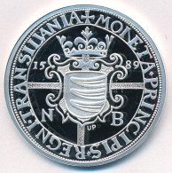 DN "Magyar Tallérok Utánveretben - Báthory Zsigmond Tallérja 1589" Ag Emlékérem, Tanúsítvánnyal (20g/0.999/38,6mm) T:PP - Ohne Zuordnung