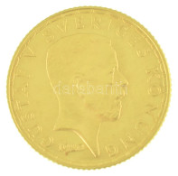 Svédország 1920W 5Kr Au "V. Gusztáv" Kapszulában (2,24g/0.900) T:XF Sweden 1920W 5 Kronor Au "Gustaf V" In Capsule (2,24 - Unclassified