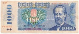 Csehszlovákia 1985. 1000K T:F Czechoslovakia 1985. 1000 Korun C:F Krause P#98 - Unclassified