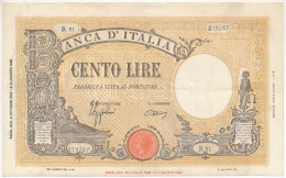 Olaszország 1943.10.08. 100L "R51 019287" T:III Italy 08.10.1943. 100 Lire "R51 0192787" C:F Krause P#67 - Non Classés