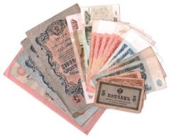 Oroszország & Szovjetunió 1909-1997. 19db-os Bankjegytétel T:F-G Russia & Soviet Union 1909-1997. 19pcs Banknote Lot C:F - Non Classés