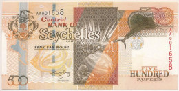 Seychelles-szigetek 2005. 500R "AA001658" T:UNC Seychelles 2005. 500 Rupees "AA001658" C:UNC Krause 41. - Unclassified