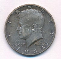 Amerikai Egyesült Államok 1964. 1/2$ Ag "Kennedy" T:XF Patina  USA 1964. 1/2 Dollar Ag "Kennedy" C:XF Patina  Krause KM# - Non Classificati