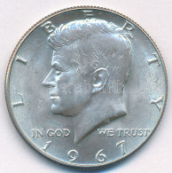 Amerikai Egyesült Államok 1967. 1/2$ Ag "Kennedy" T:AU USA 1967. 1/2 Dollar Ag "Kennedy" C:AU  Krause KM#202a - Sin Clasificación