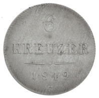 Ausztria 1849C 6kr Ag T:XF Patina Austria 1849C 6 Kreuzer Ag C:XF Patina Krause KM#2200 - Unclassified