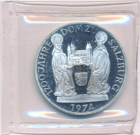 Ausztria 1974. 50Sch Ag "1200 éves A Salzburgi Dóm" Lezárt Fóliatokban T:PP  Austria 1974. 50 Schilling Ag "1200th Anniv - Sin Clasificación