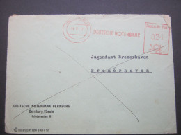 1958, Bernburg , Klarer Firmen Freistempel Auf Brief - Briefe U. Dokumente