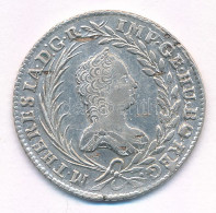 Csehország / Történelmi Tartomány 1763. 20kr Ag "Mária Terézia" (6,62g) Prága T:XF,VF Kis Lapkahiba Bohemia 1763. 20 Kre - Non Classés