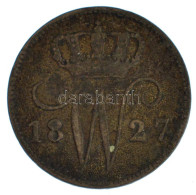 Hollandia 1827B 25c Ag T:F Patina Netherlands 1827B 25 Cents Ag C:F Patina Krause KM#48 - Unclassified