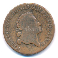 Lengyel-Litván Nemzetközösség 1787EB 3gr Cu "II. Szaniszló Ágost" T:3 Patina Polish-Lithuanian Commonwealth 1787EB 3 Gro - Sin Clasificación