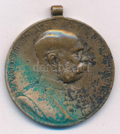 1898. "Jubileumi Emlékérem A Fegyveres Erő Számára / Signum Memoriae (AVSTR)" Bronz Kitüntetés Mellszalag Nélkül T:3 Pat - Ohne Zuordnung