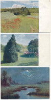 29 Db RÉGI Művészlap / 29 Pre-1945 Art Postcards - Unclassified