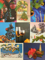 **, * Kb. 200 Db MODERN Karácsonyi üdvözlő Motívum Képeslap / Cca. 200 Modern Christmas Greeting Motive Postcards - Unclassified
