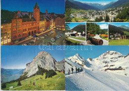 **, * SVÁJC - 25 Db MODERN Város Képeslap / SWITZERLAND - 25 MODERN Town-view Postcards - Non Classés