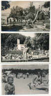 **, * 19 Db MODERN Képeslap és Fotó: Fürdőélet, Strandolás / 19 MODERN Postcards And Photos: Beach Life, Bathing - Non Classés