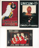 ** 8 Db MODERN Reprint Reklám Képeslap / 8 Modern Reprint Advertising Postcards - Unclassified