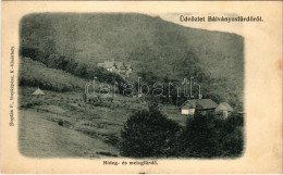 T2/T3 1908 Bálványosfürdő, Baile Balvanyos (Torja, Turia); Hideg és Meleg Fürdő. Bogdán F. Fényképész / Spa, Bath (fl) - Unclassified