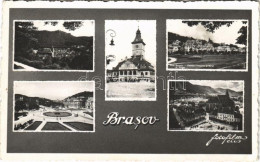 * T2/T3 1936 Brassó, Kronstadt, Brasov; Mozaiklap / Multi-view Postcard (EK) - Unclassified
