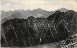 ** T2 Fogarasi-havasok (Fogarasi Kárpátok), Fogarascher Karpaten, Muntii Fagarasului; Ausblick Auf Das Fogarascher Gebir - Ohne Zuordnung