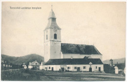 T2/T3 1910 Torockó, Toroczkó, Rimetea; Unitárius Templom, Wernes István üzlete és Saját Kiadása / Unitarian Church, Publ - Unclassified