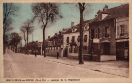 78 - BONNIERES SUR SEINE / AVENUE DE LA REPUBLIQUE - Bonnieres Sur Seine