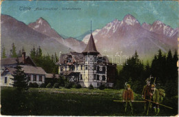 T3 1911 Alsótátrafüred, Unter-Schmecks, Dolny Smokovec (Magas-Tátra, Vysoké Tatry); Látkép. Jurányi és Társa Kiadása / G - Ohne Zuordnung