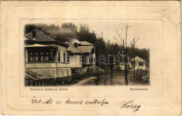 T2/T3 1902 Bártfa, Bártfafürdő, Bardejovské Kúpele, Bardiov, Bardejov; Erzsébet Királyné Körút. Salgó Mór Kiadása / Spa, - Ohne Zuordnung