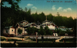 T2/T3 1914 Bártfa-fürdő, Bardejovské Kúpele, Bardiov; New York Vendéglő, étterem. Salgó Mór Kiadása / Restaurant (EK) - Unclassified