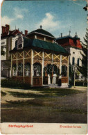 T4 1917 Bártfa-fürdő, Bardejovské Kúpele, Bardiov; Erzsébet Királyné (Sisi) Forrás / Spa, Spring Source (EM) - Ohne Zuordnung
