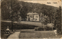 T3 1916 Kassa, Kosice; Bankó Fürdő Szálloda. Özv. Bodnár Ferencné Kiadása / Spa Hotel In Bankov (kopott Sarkak / Worn Co - Unclassified