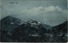 T2/T3 1906 Kékkő, Blauenstein, Modry Kamen; Vár. Wertheimer Zsigmond Kiadása / Hrad / Castle (EK) - Ohne Zuordnung