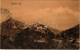 T2/T3 1907 Kékkő, Blauenstein, Modry Kamen; Vár. Wertheimer Zsigmond Kiadása / Hrad / Castle - Ohne Zuordnung