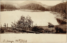 T2/T3 1899 (Vorläufer) Selmecbánya, Schemnitz, Banská Stiavnica; Üdvözlet Szitnyáról. Pocsuvadlói Tó (Bacsófalva) / Sitn - Ohne Zuordnung