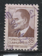 TURQUIE  961 // YVERT 2355 // 1982 - Usati