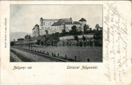 T3 1901 Zólyom, Zvolen; Vár. Steiner Lajos Kiadása / Castle (EB) - Sin Clasificación