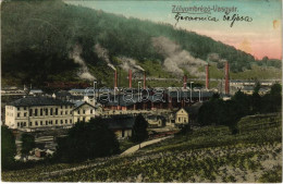 T2/T3 1909 Zólyombrézó, Podbrezová; Vasgyár / Iron Works, Factory - Sin Clasificación