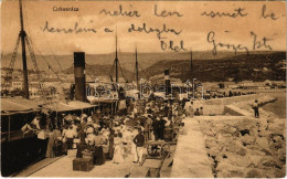 T2/T3 Crikvenica, Cirkvenica; Kikötő, Gőzhajók / Port, Steamships - Ohne Zuordnung