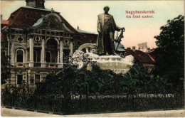 T2/T3 1906 Nagybecskerek, Zrenjanin, Veliki Beckerek; Megyeháza, Kiss Ernő Aradi Vértanú Szobra (1919-ben Felrobbantottá - Non Classés